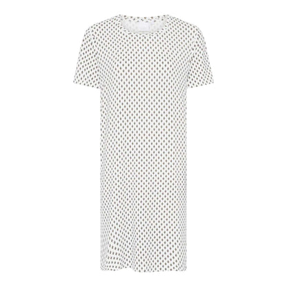 Snow White - Front - CCDK Copenhagen Womens-Ladies Nicole Short-Sleeved Slip Dress