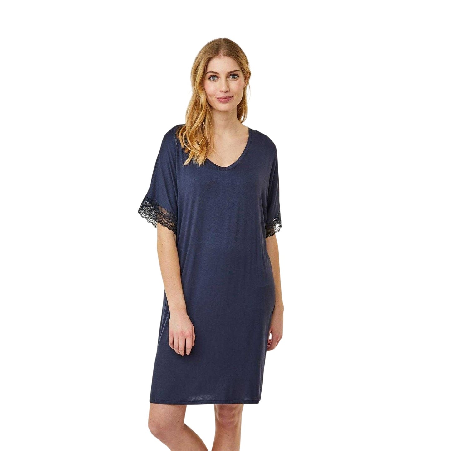 Parisian Night - Side - CCDK Copenhagen Womens-Ladies Lucille Loose Fit Nightdress
