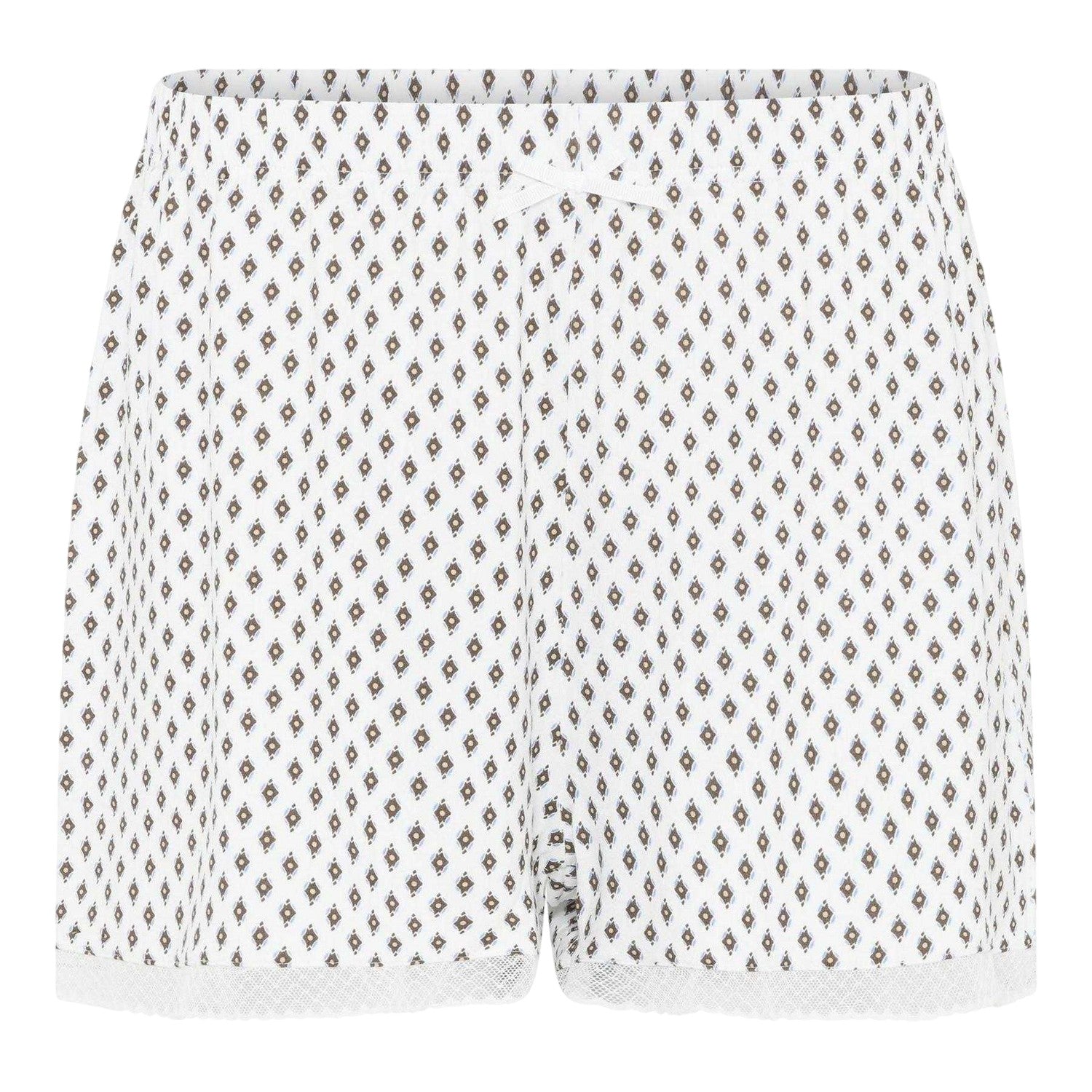 Snow White - Front - CCDK Copenhagen Womens-Ladies Kimmy Pyjama Shorts