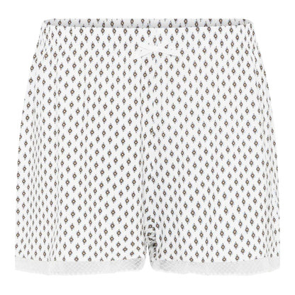 Snow White - Front - CCDK Copenhagen Womens-Ladies Kimmy Pyjama Shorts