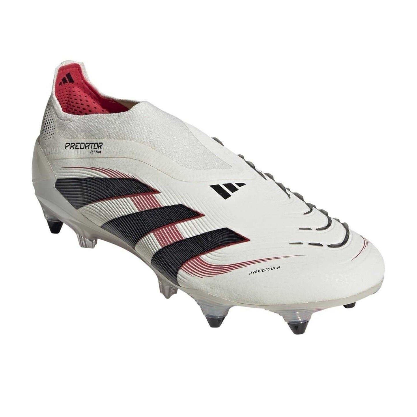 Off White-Black - Lifestyle - Adidas Mens Predator Elite 3 Stripes Soft Ground Football Boots