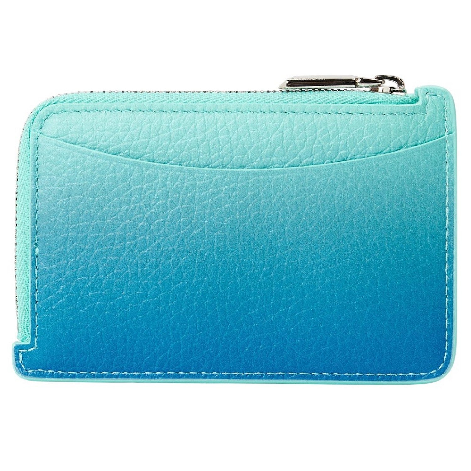 Blue - Back - Tiffany & Co Ombre Leather Card Wallet