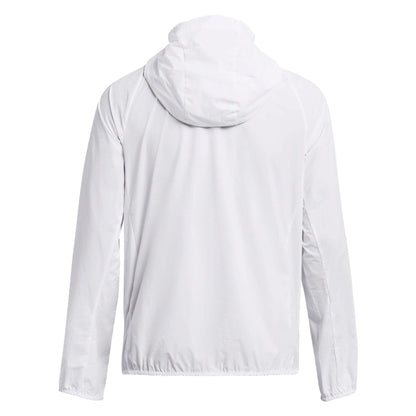 White - Back - Under Armour Womens-Ladies Launch Lightweight Jacket