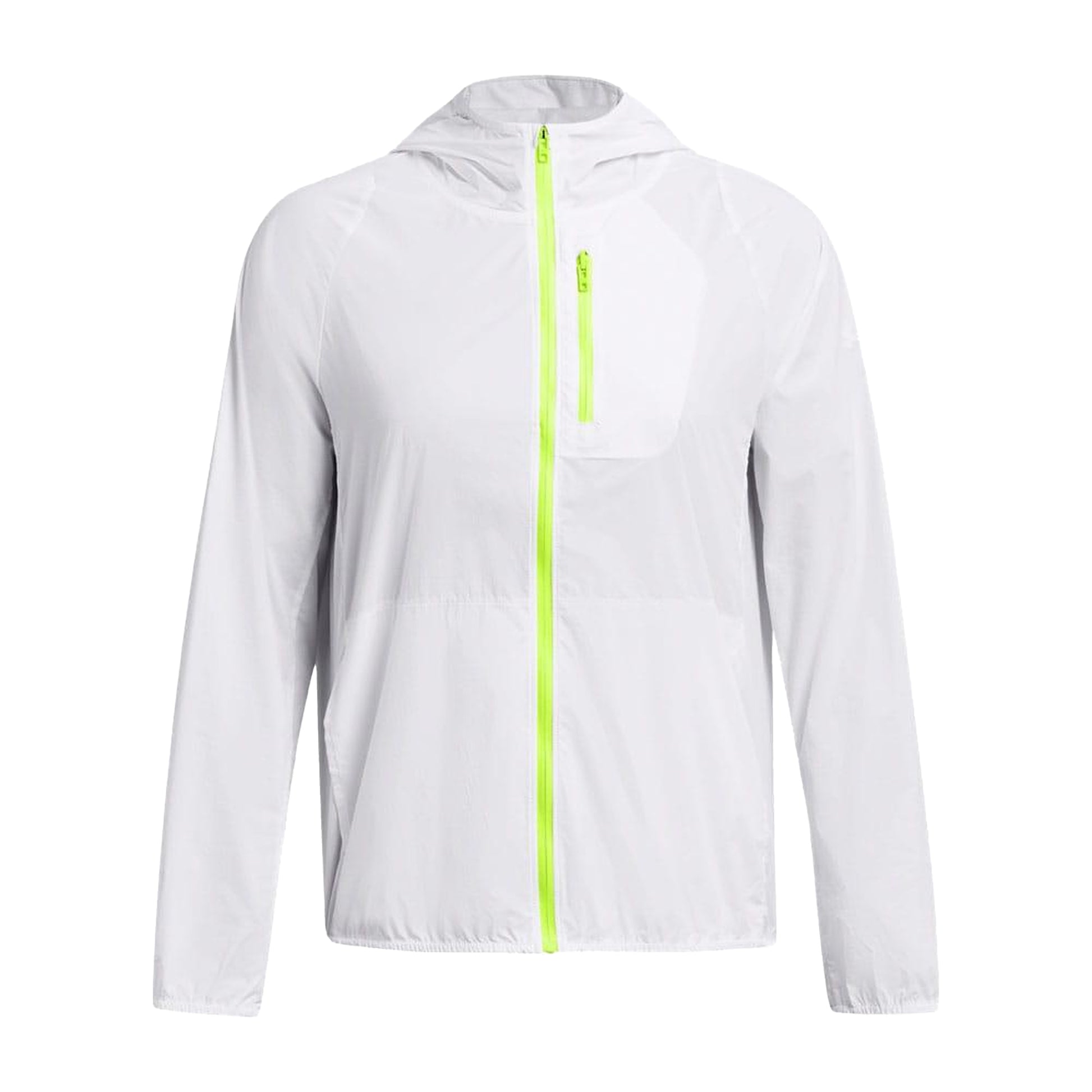 White - Front - Under Armour Womens-Ladies Launch Lightweight Jacket