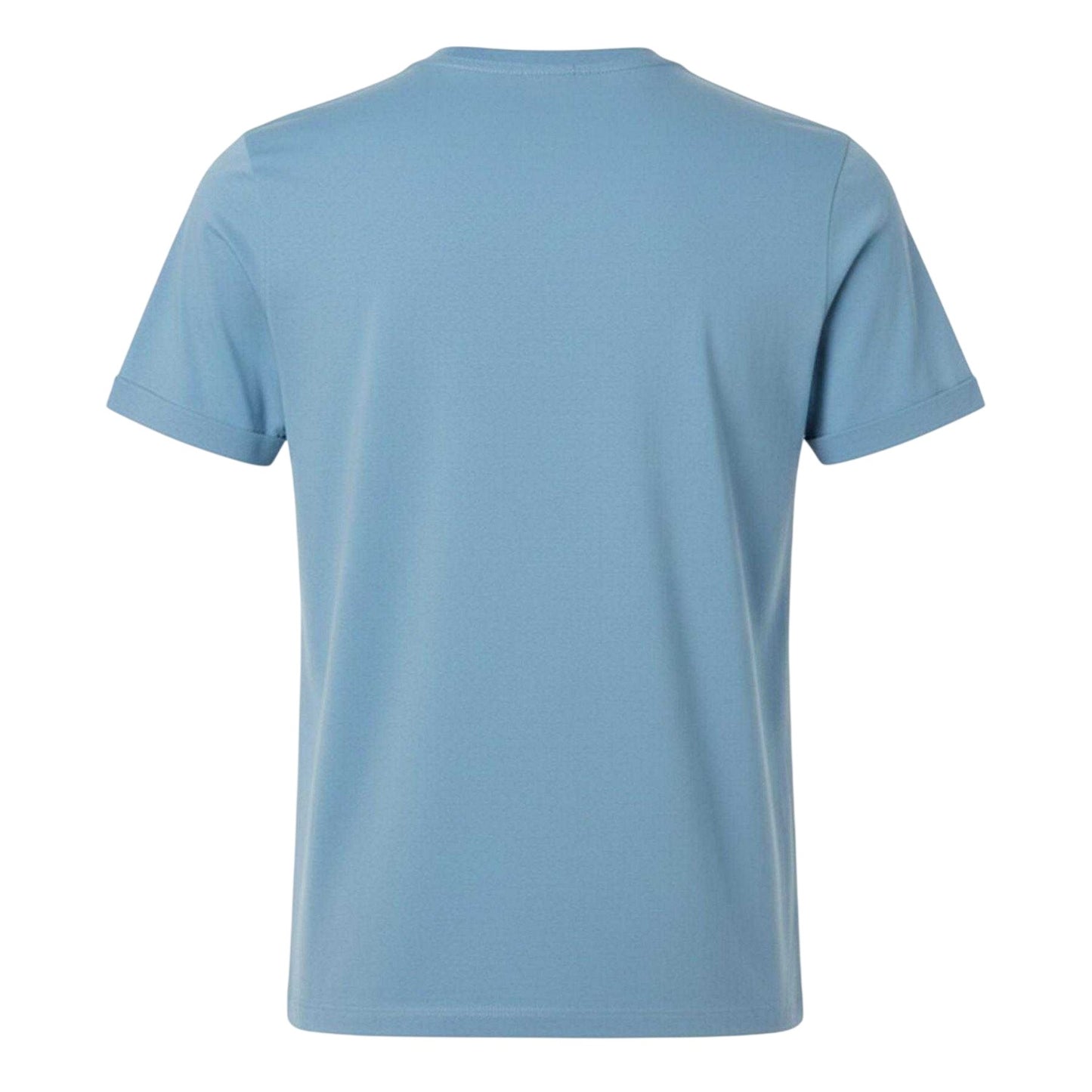 Blue - Back - Lacoste Mens Embroidered Pima Cotton T-Shirt