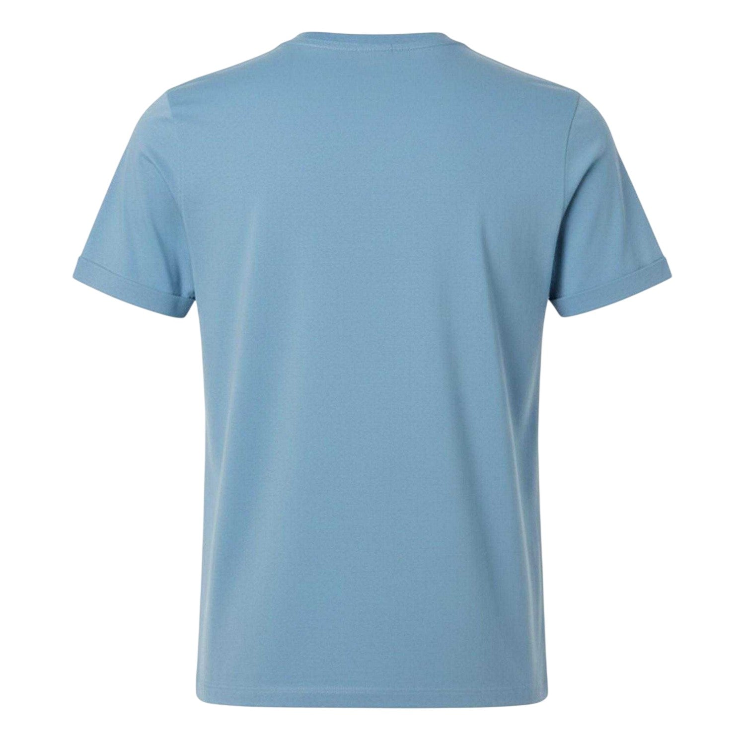 Blue - Back - Lacoste Mens Embroidered Pima Cotton T-Shirt