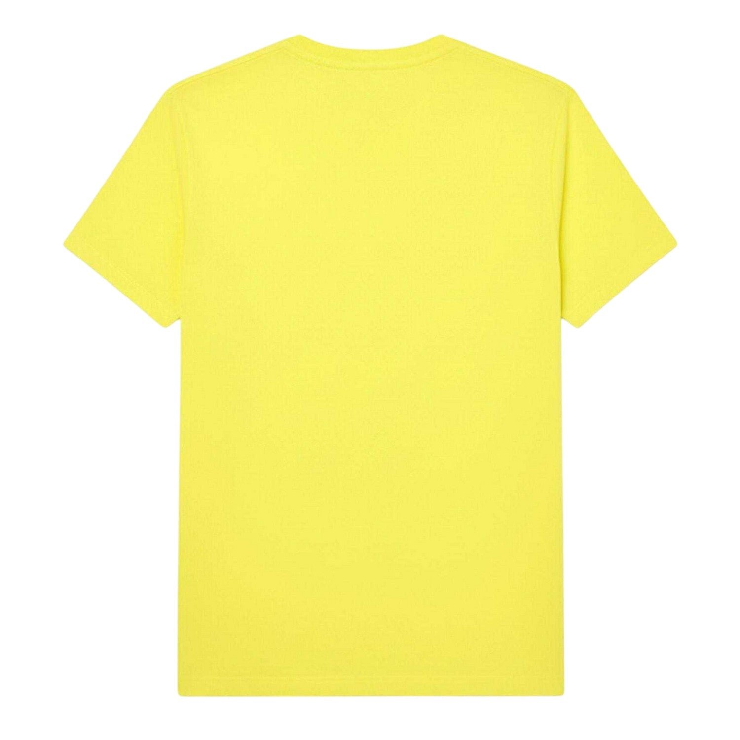 Yellow - Back - Lacoste Mens Embroidered Pima Cotton T-Shirt
