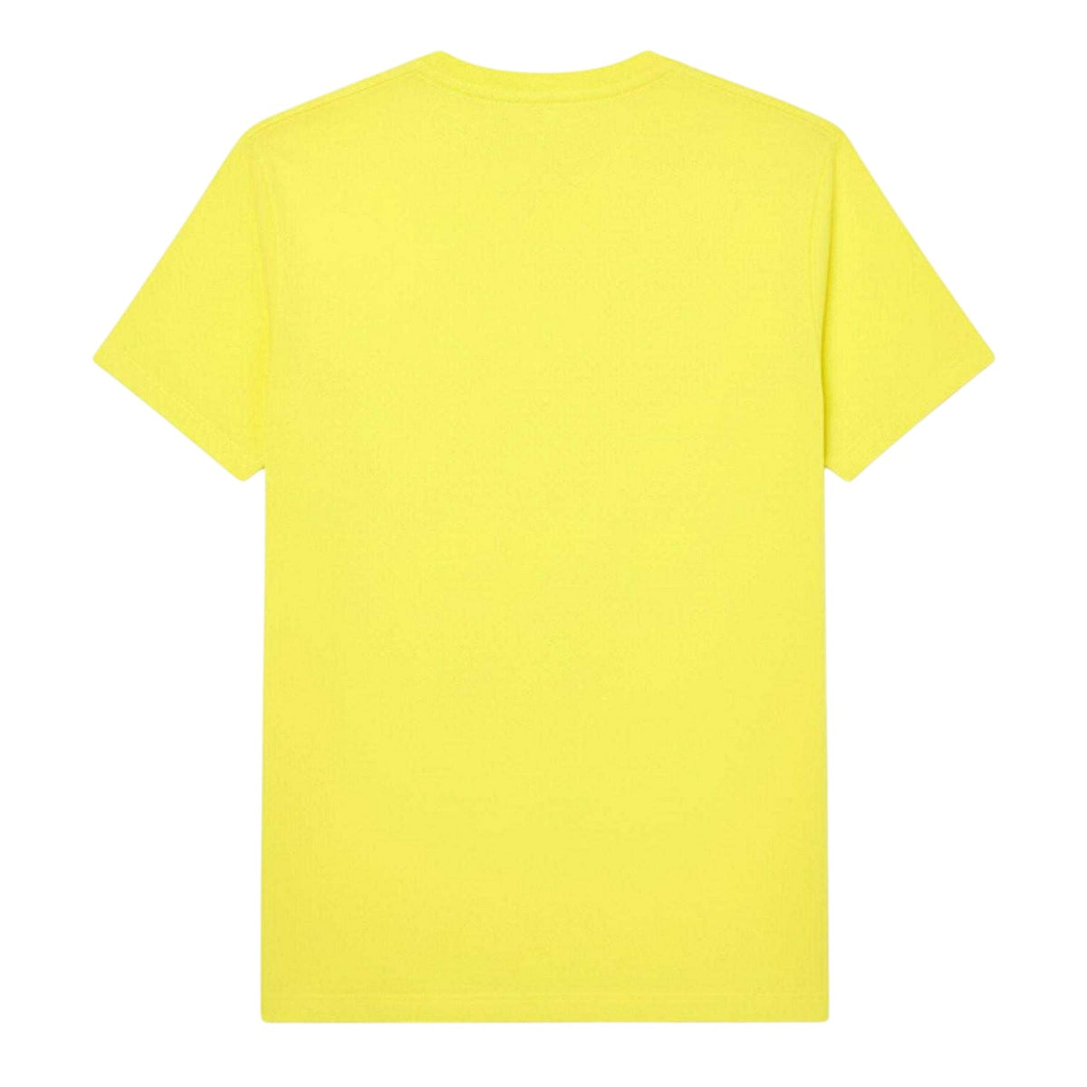 Yellow - Back - Lacoste Mens Embroidered Pima Cotton T-Shirt