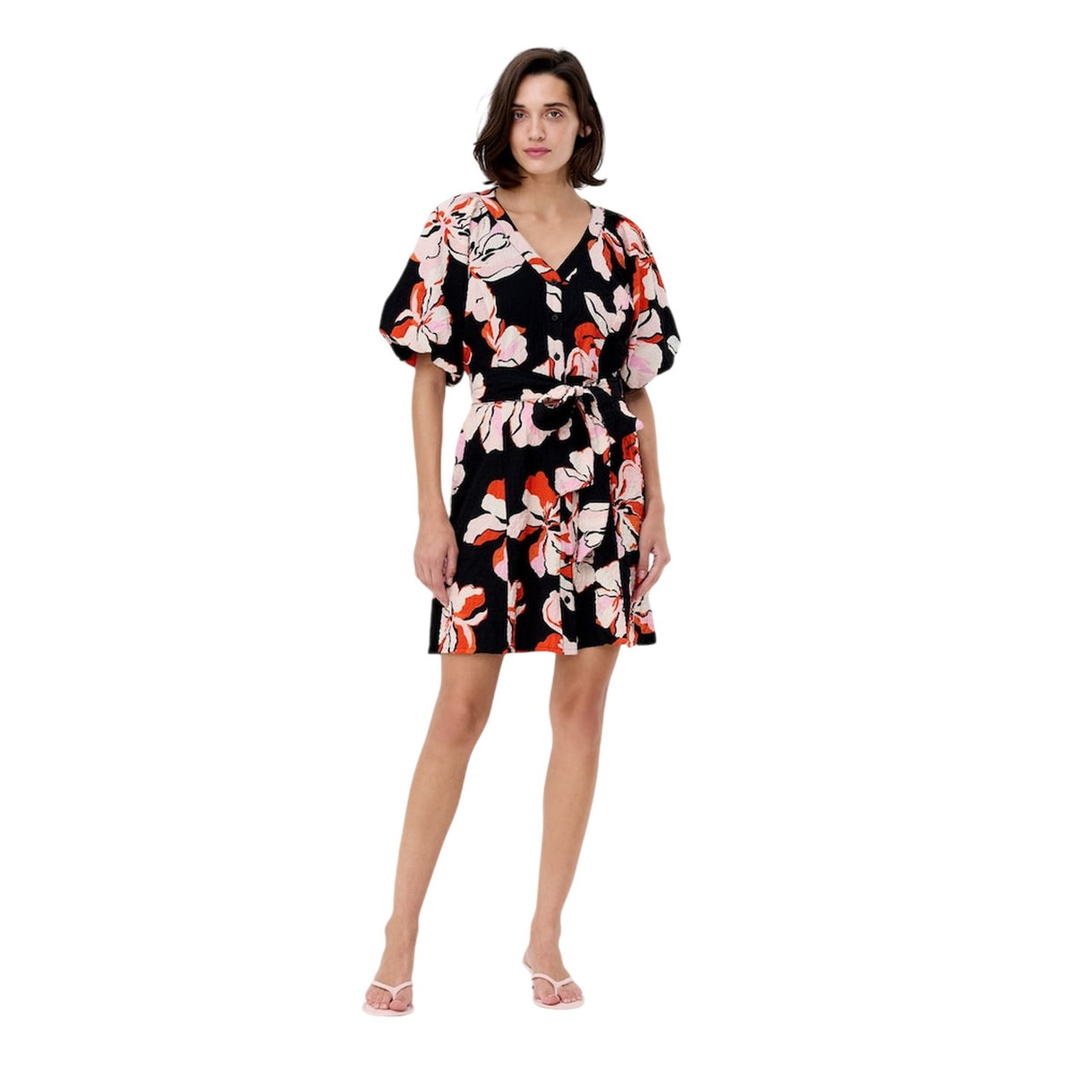 Black - Side - French Connection Womens-Ladies Milani Mini Dress