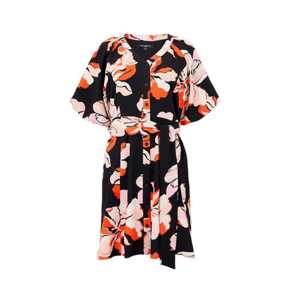 Black - Front - French Connection Womens-Ladies Milani Mini Dress