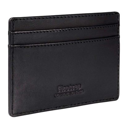 Black - Lifestyle - Firetrap Leather Card Holder