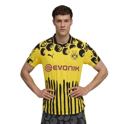 Yellow-Black - Side - Borussia Dortmund Mens Kidsuper 25-26 Puma Home Jersey
