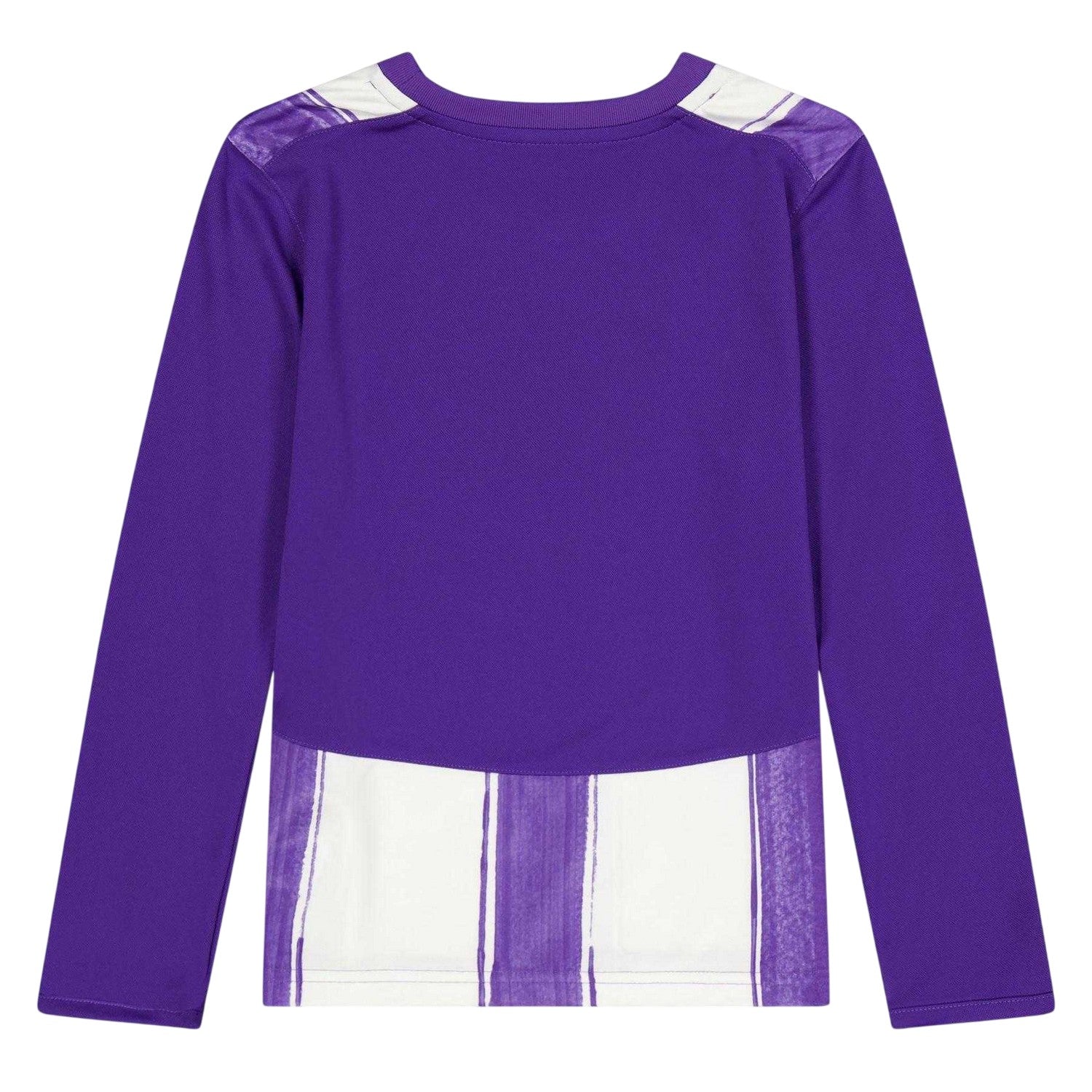 Purple - Back - Puma Childrens-Kids Contrast Long-Sleeved Sweatshirt