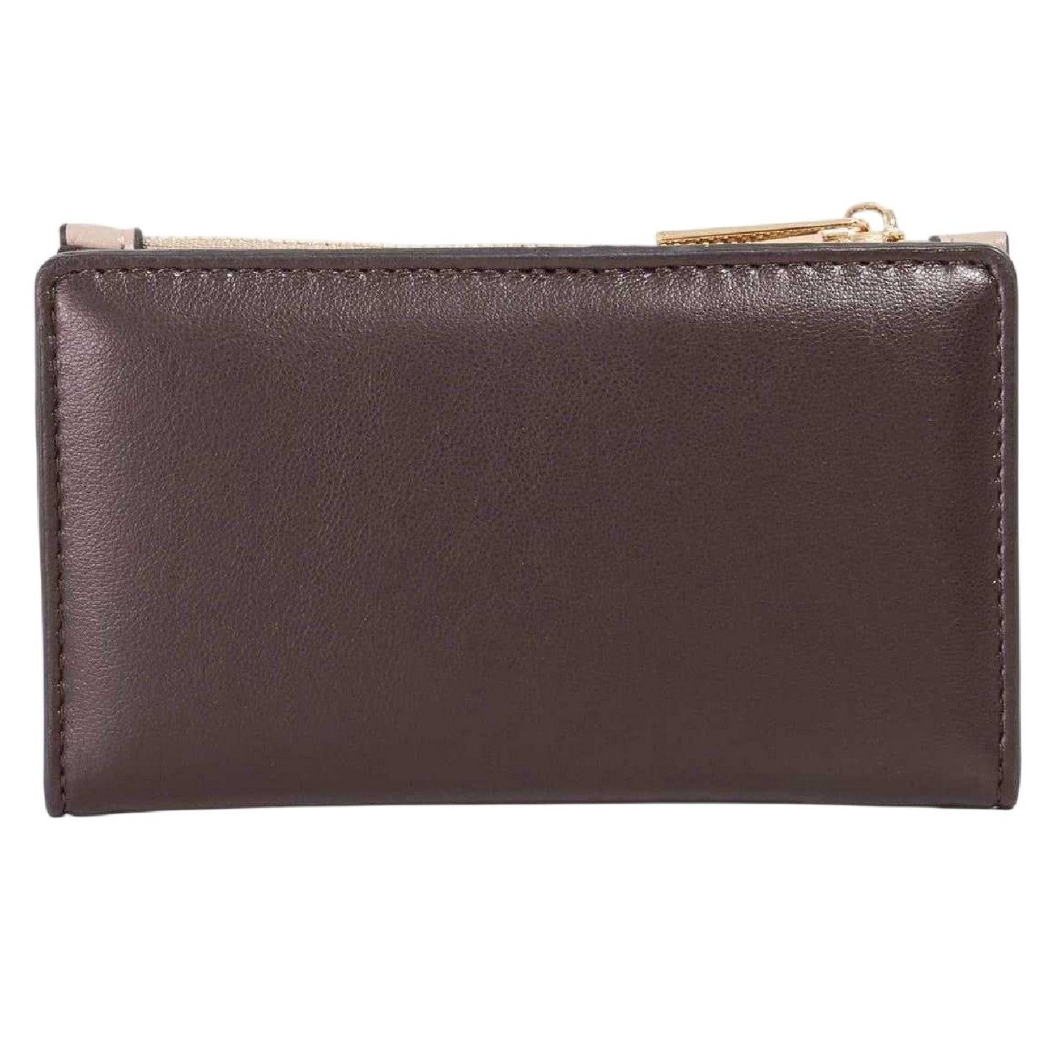 Dark Brown Print - Back - Dune London Womens-Ladies Kennero Colour Block Wallet
