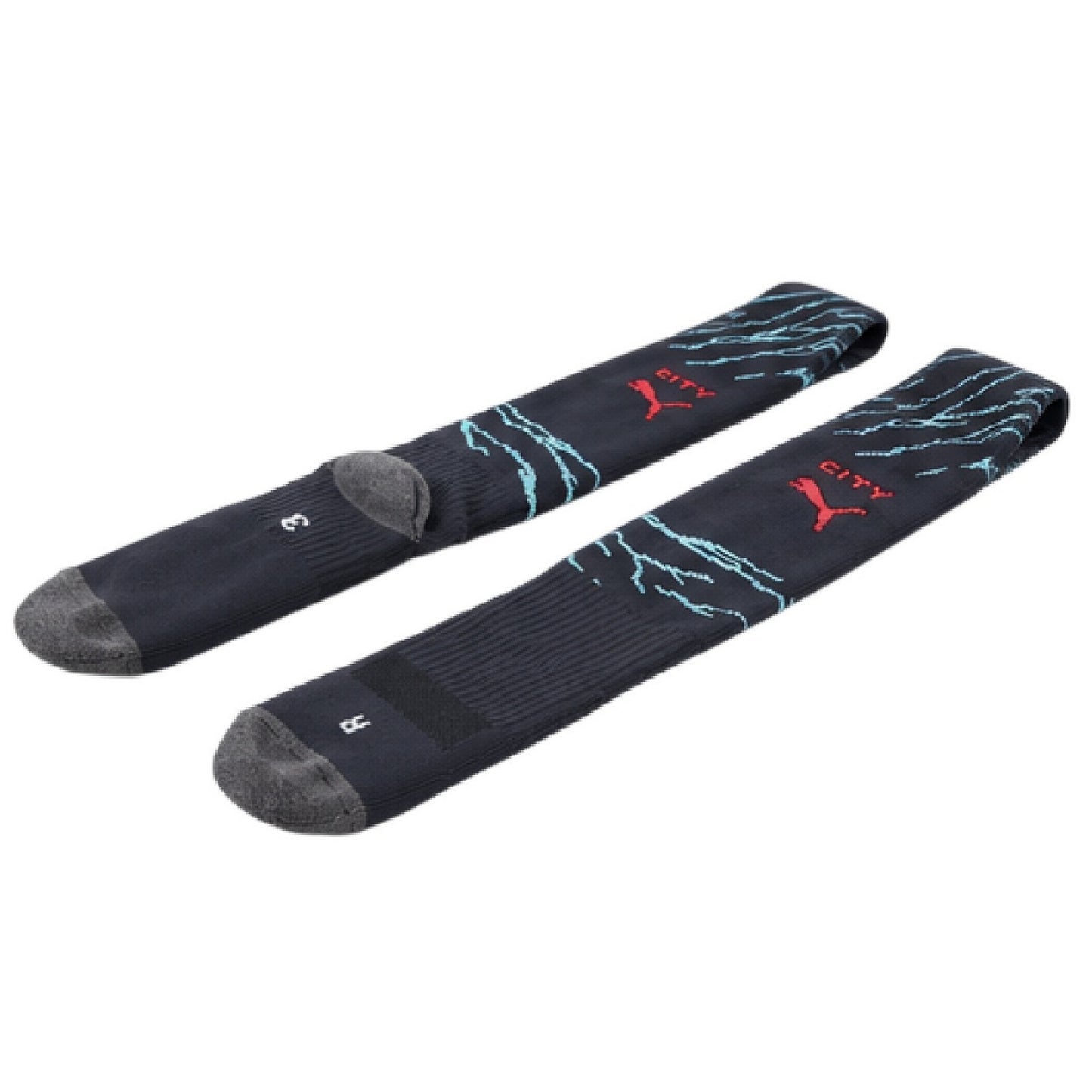 Dark Navy - Back - Puma Mens Manchester City FC Replica Football Socks