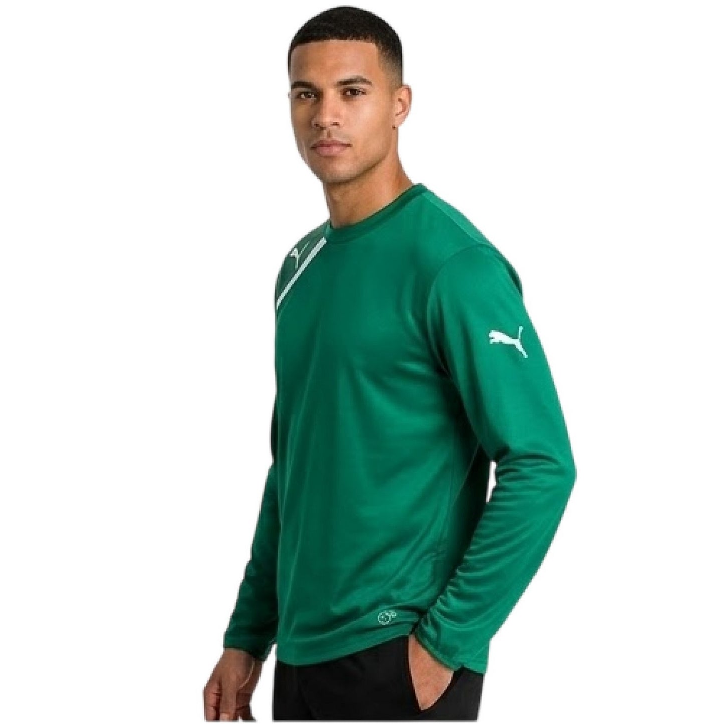 Green - Lifestyle - Puma Mens Spirit Regular Sweatshirt