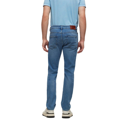 Blue - Back - Boss Mens Delaware BC-C Slim Jeans
