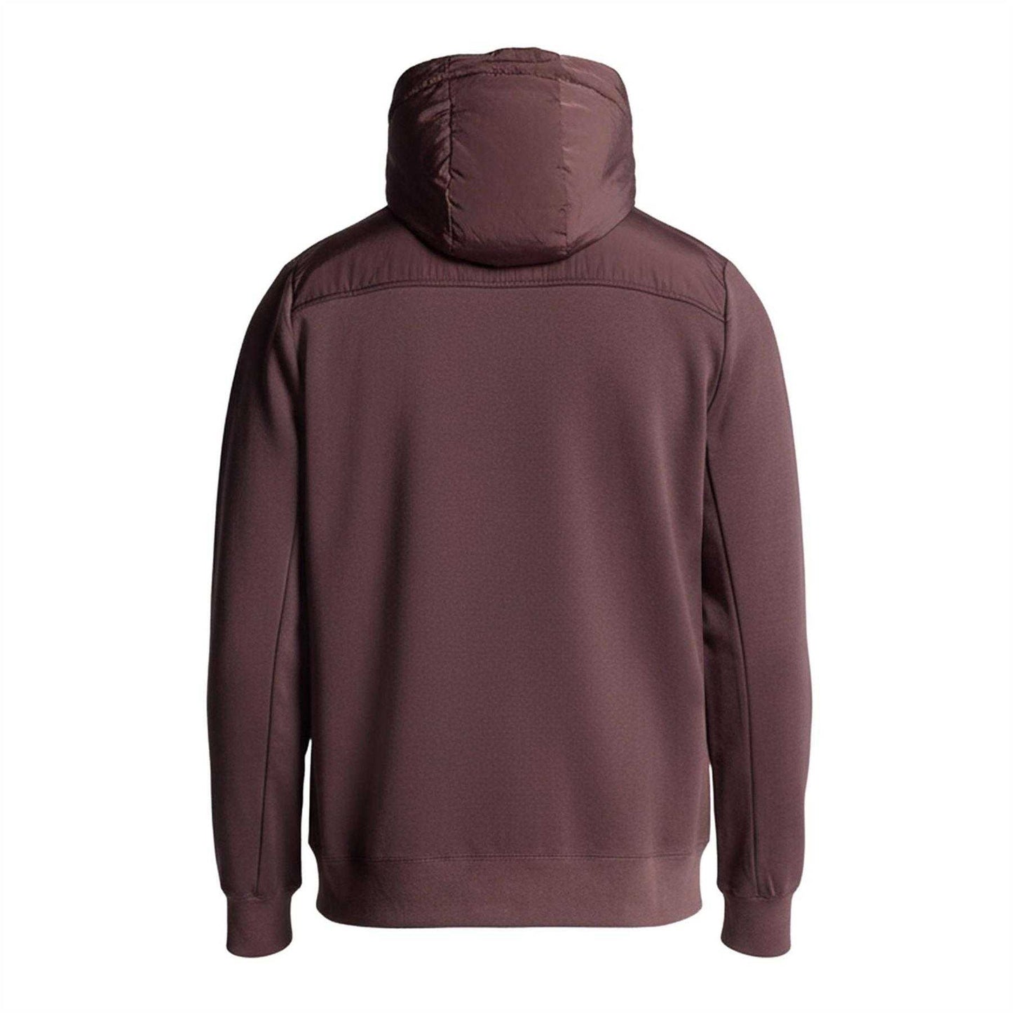 Brown - Back - Lyle & Scott Mens Logo Hybrid Jacket