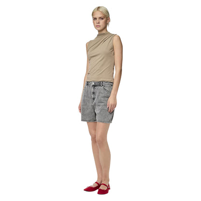 Moon Rock - Side - Vero Moda Womens-Ladies Boat Neck Slim Tank Top