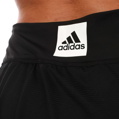 Black - Side - Adidas Womens-Ladies Paris Tennis Match Skirt