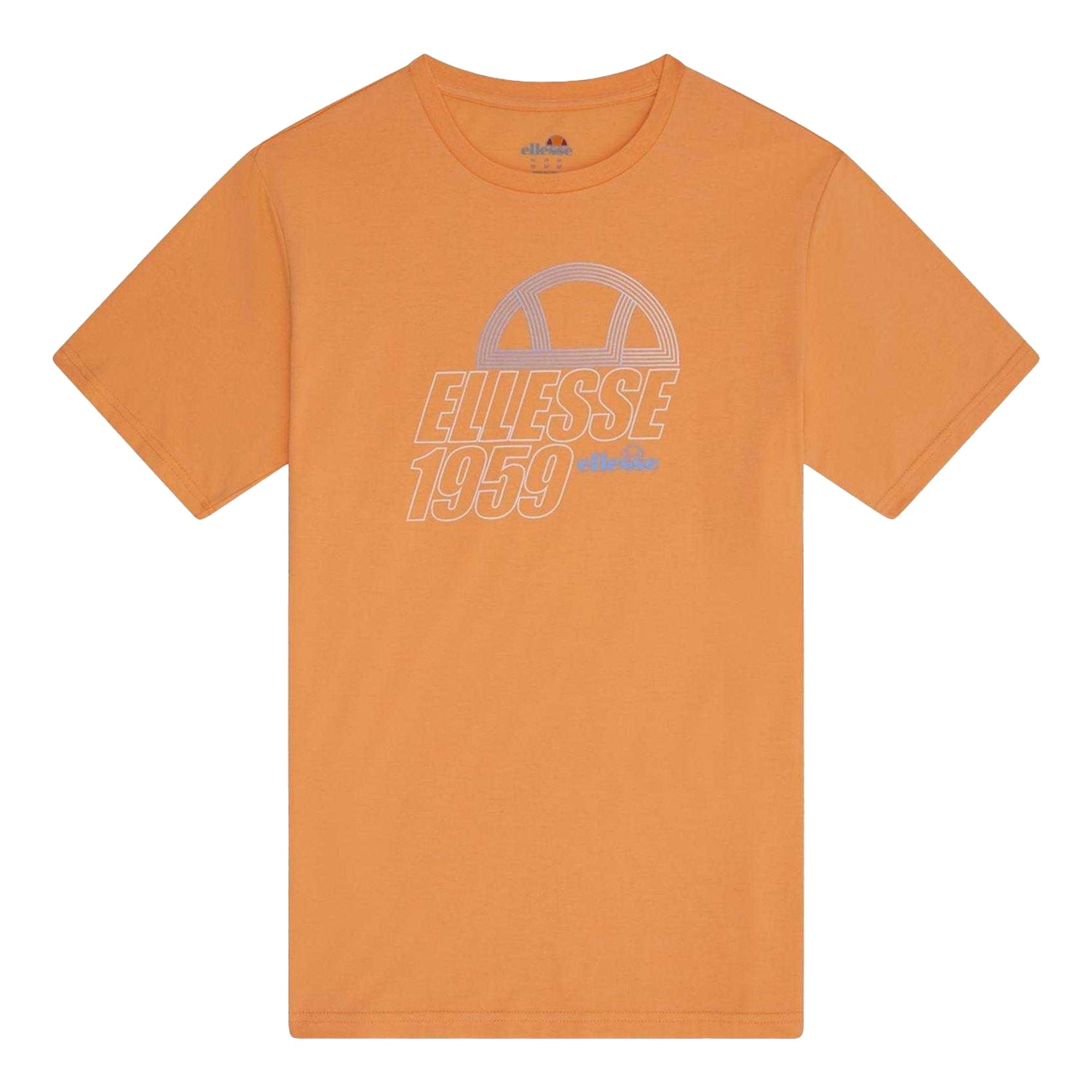 Orange - Front - Ellesse Mens Blakeney Graphic Print Logo T-Shirt