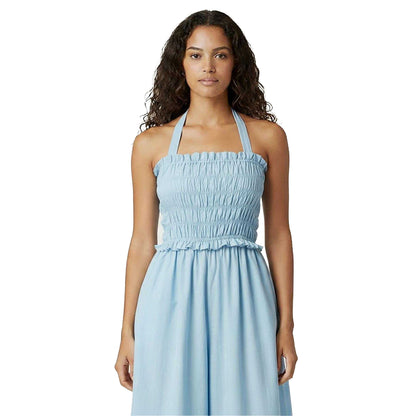 Blue - Lifestyle - Jack Wills Womens-Ladies Shirred Mini Dress