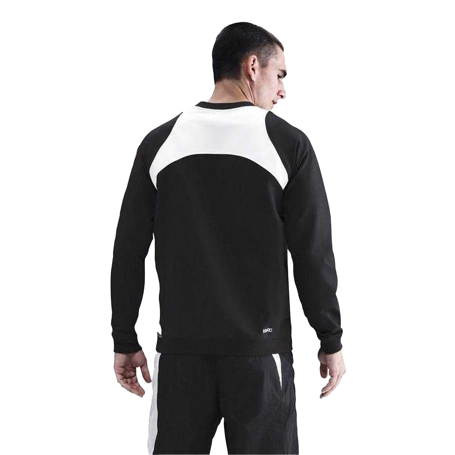 Black-White - Back - Nike Mens T90 2025-2026 Paris Saint Germain FC Sweatshirt
