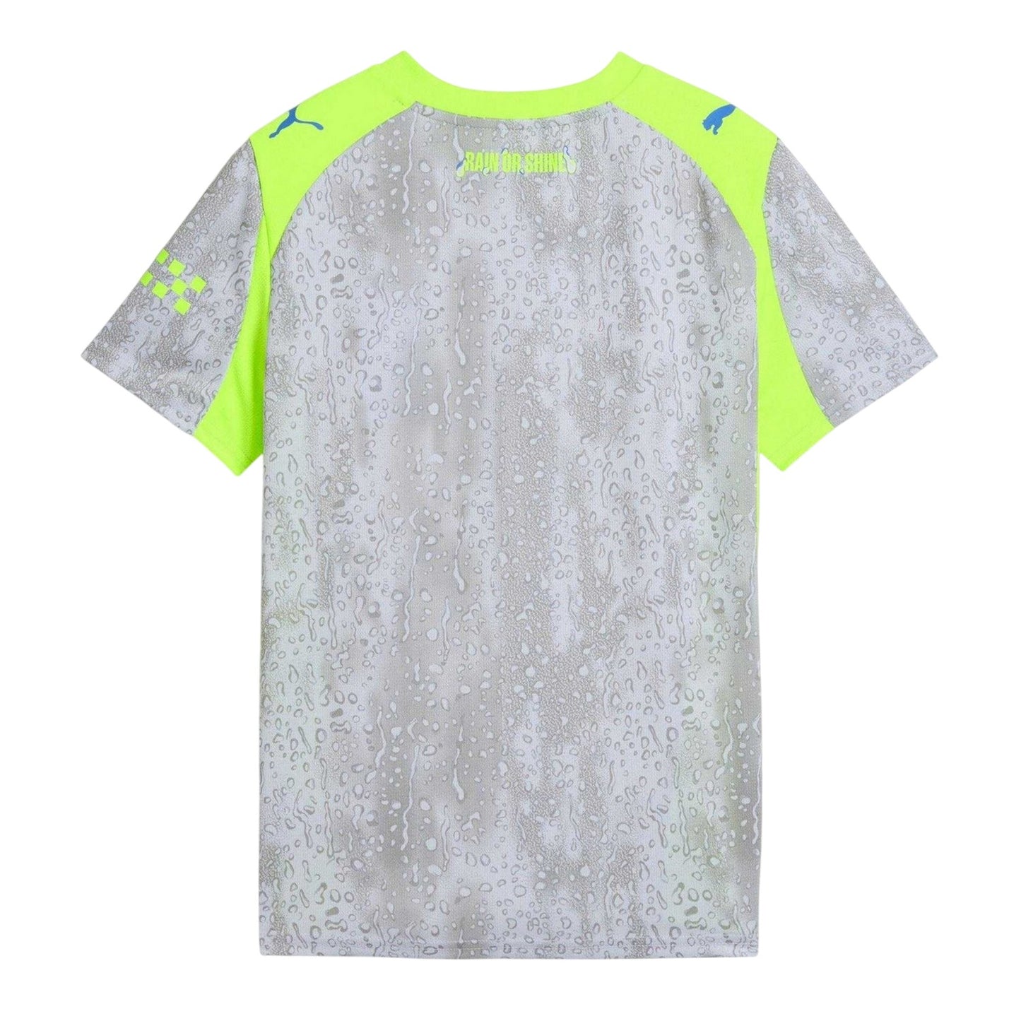 Grey-Green - Back - Puma Childrens-Kids 25-26 Manchester City FC Third Jersey
