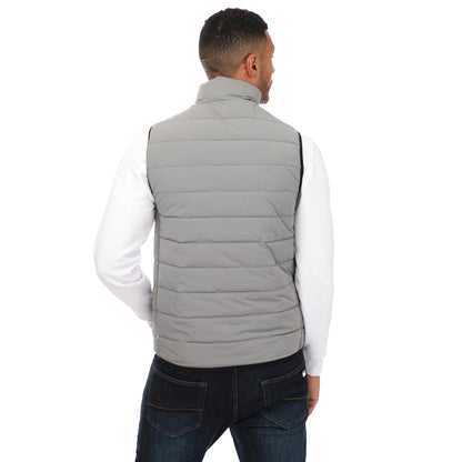 Grey - Back - Weekend Offender Mens Jaspar Gilet