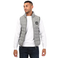 Grey - Front - Weekend Offender Mens Jaspar Gilet