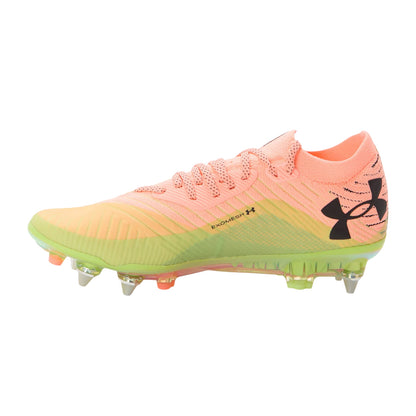 Orange - Back - Under Armour Mens Shadow Elite 2.0 Firm Ground Football Boots