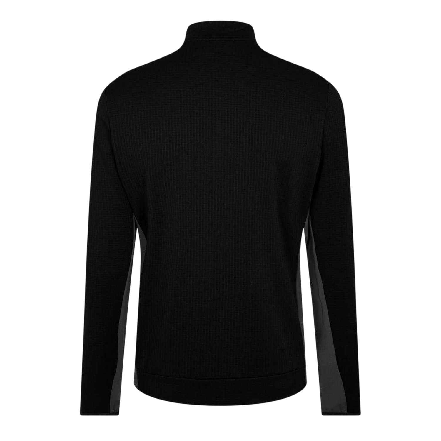 Black-White - Back - Macron Mens Barbarians 24-25 Fleece Track Jacket