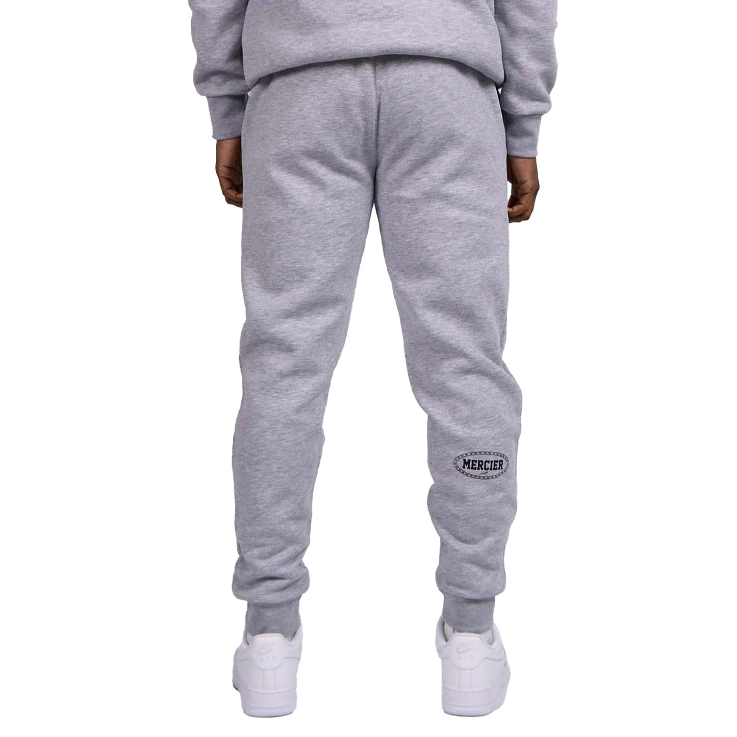 Grey Marl - Back - Mercier Mens Anonymous Jogging Bottoms