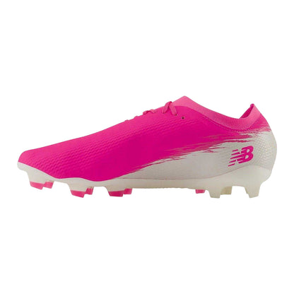 Pink-White - Side - New Balance Mens Furon Team FG V8 Firm Ground Football Boots