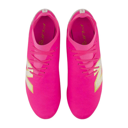 Pink-White - Lifestyle - New Balance Mens Furon Team FG V8 Firm Ground Football Boots