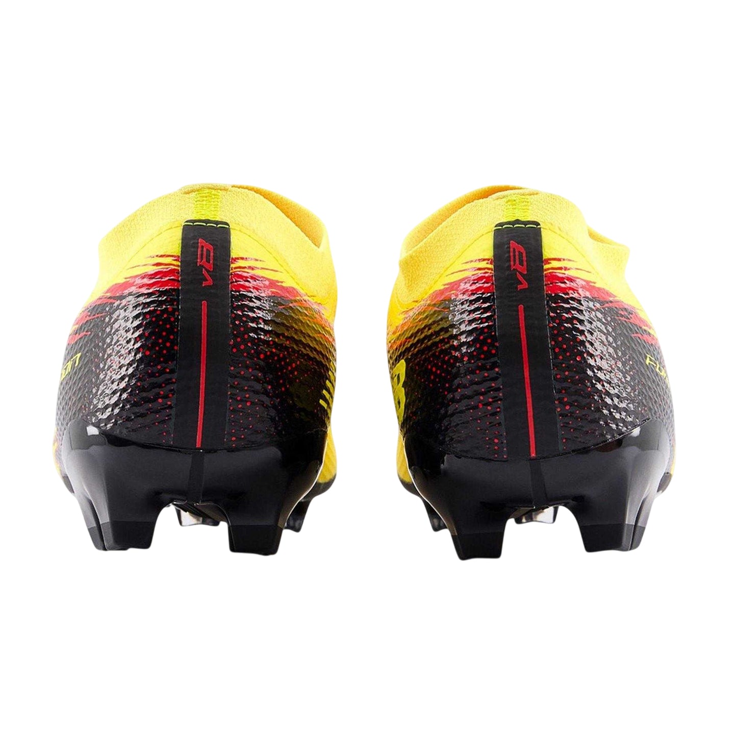Yellow-Black - Back - New Balance Mens Furon Team FG V8 Firm Ground Football Boots