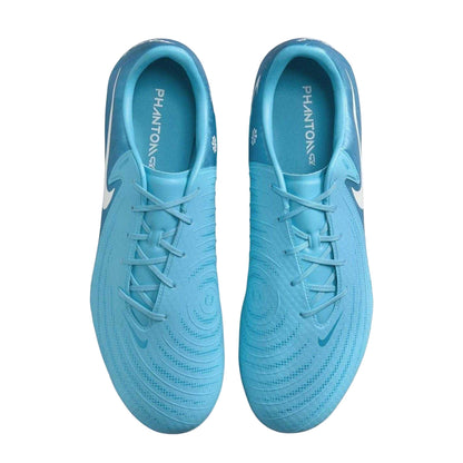 Blue-White - Lifestyle - Nike Mens Phantom GX II Academy Cleated Artificial Ground Football Boots