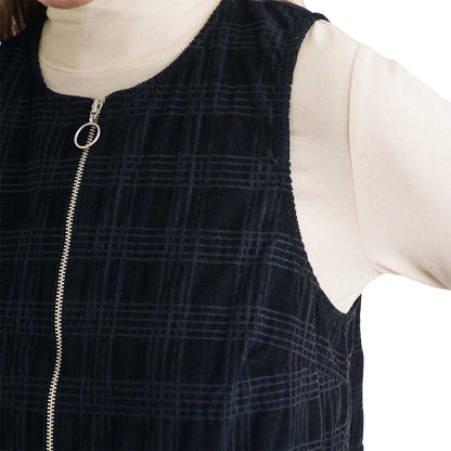 Black - Back - Nobody's Child Womens-Ladies Plaid Corduroy Mini Dress