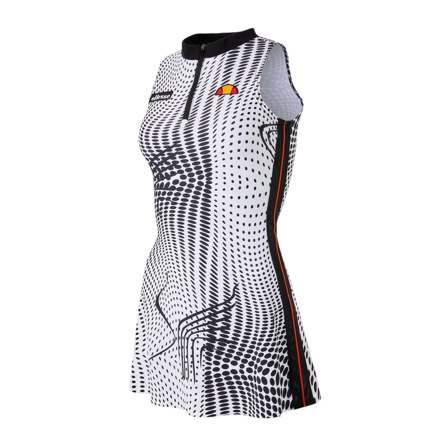 White - Front - Ellesse Womens-Ladies Cally Athletic Dress