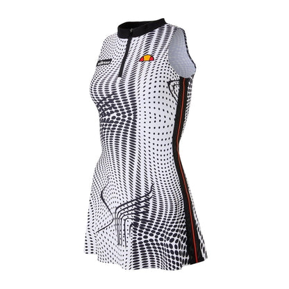 White - Front - Ellesse Womens-Ladies Cally Athletic Dress