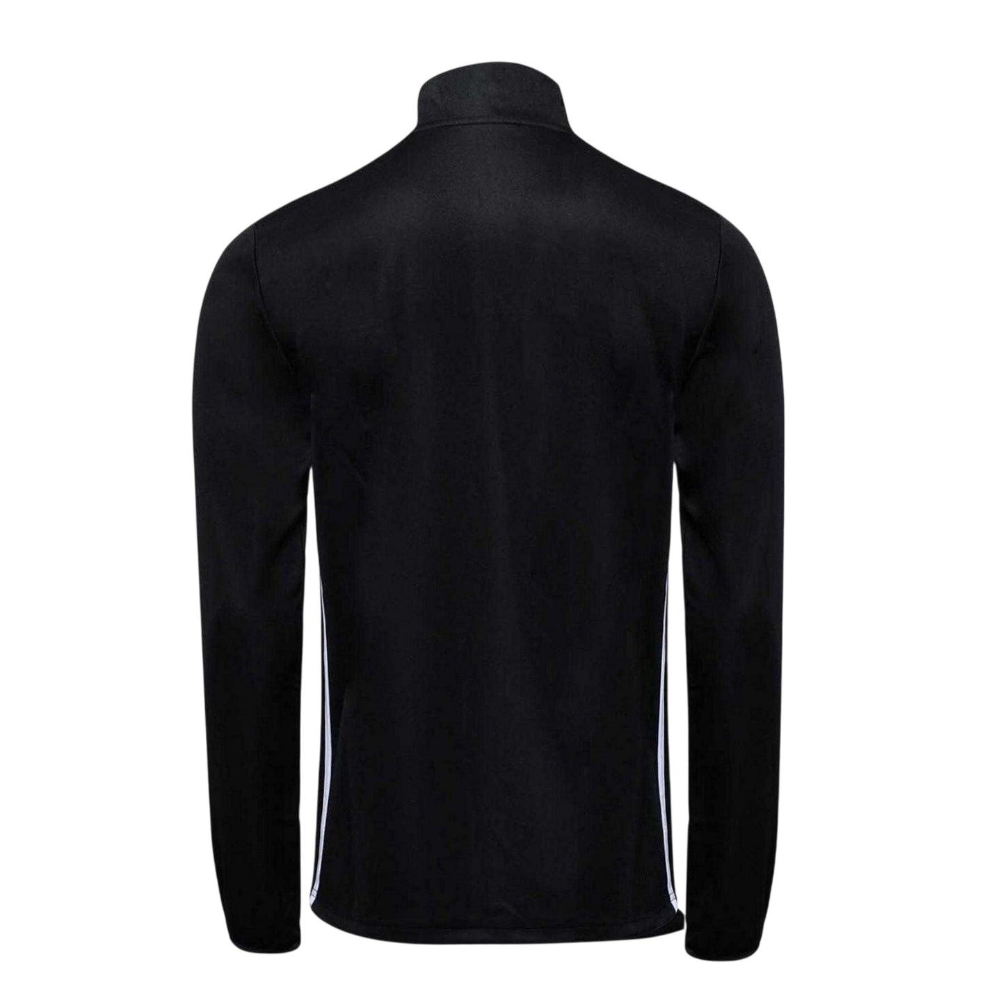 Black - Back - Adidas Mens Tiro 25 Essentials Quarter Zip Slim Training Top