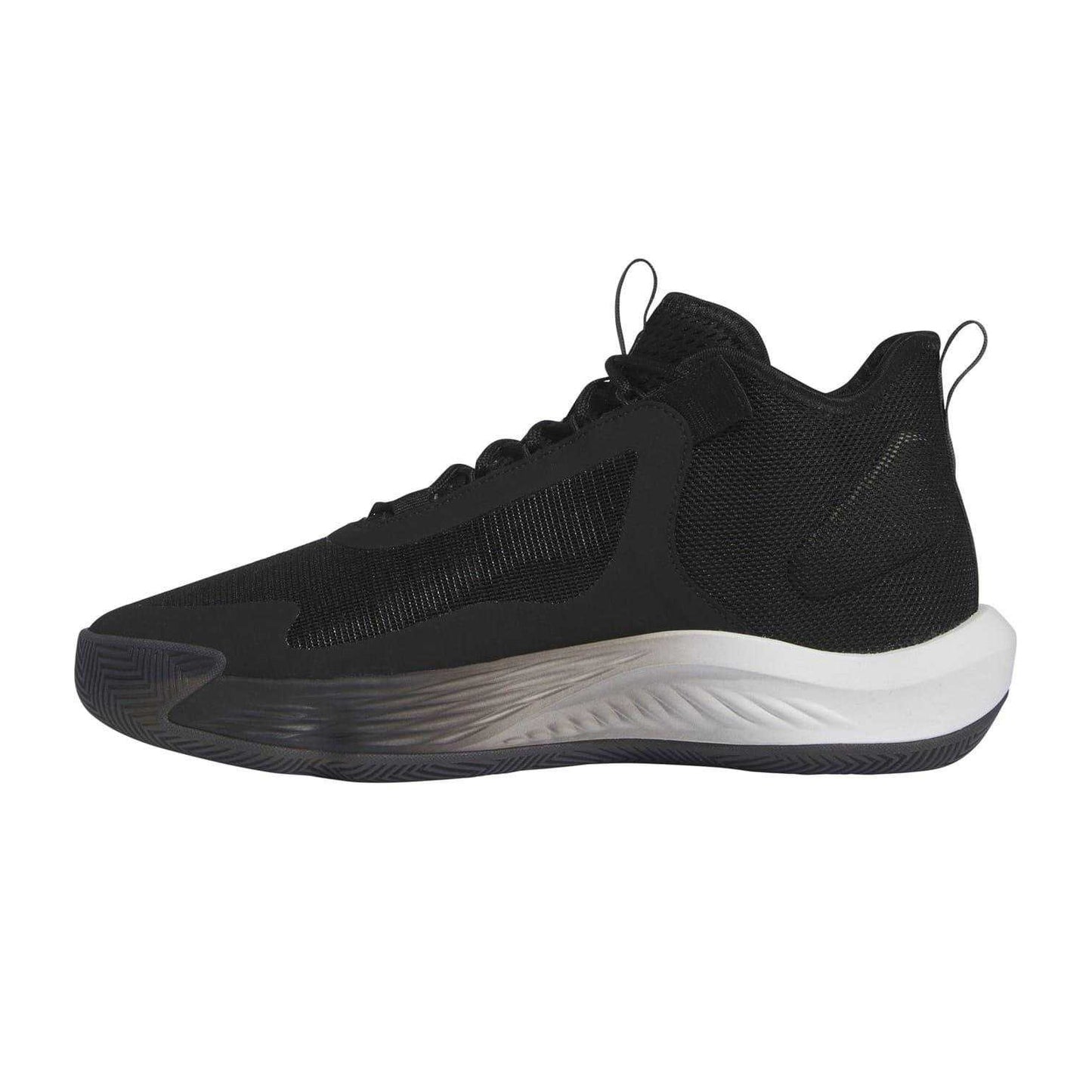 Black - Side - Adidas Mens Adizero Court Trainers