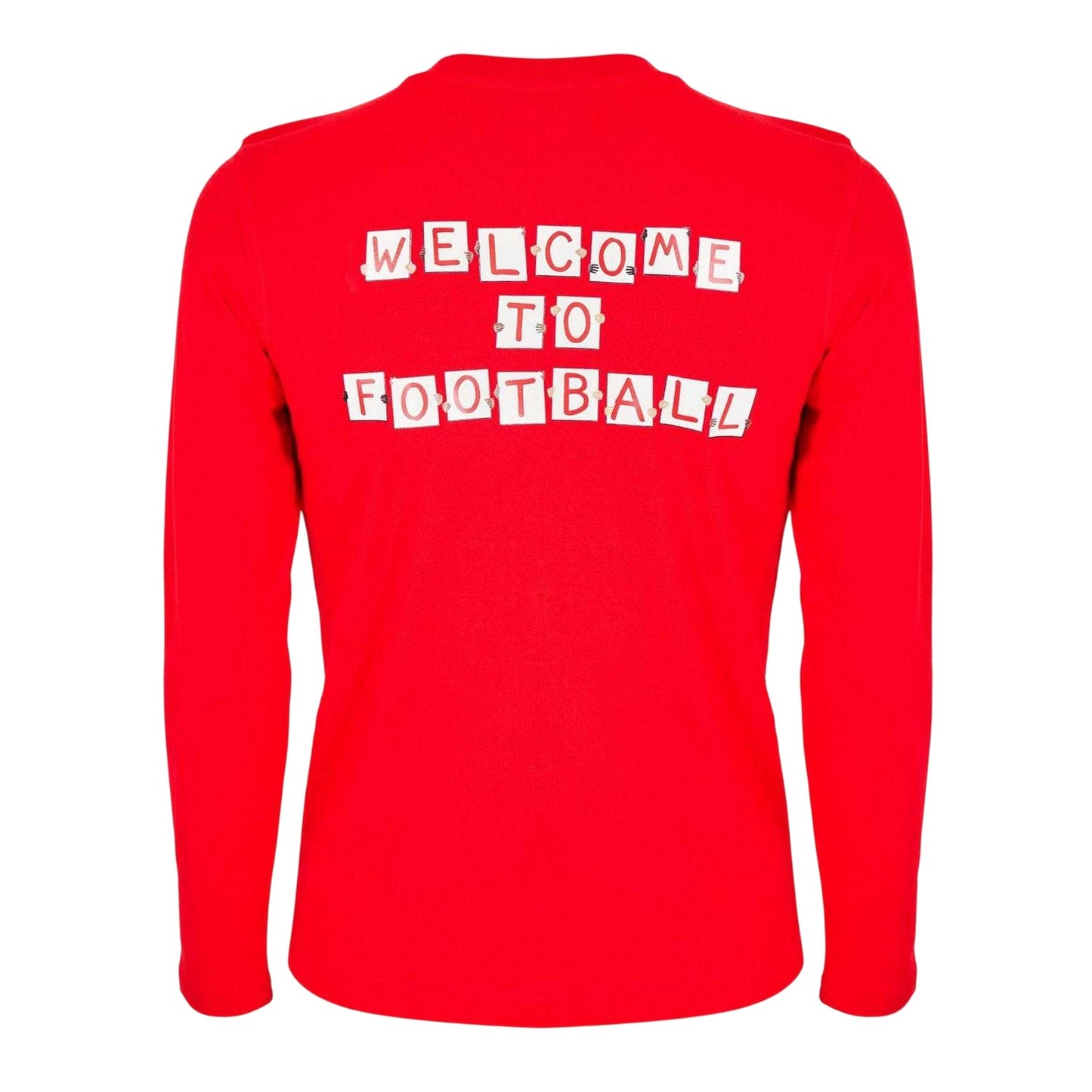 Red - Back - Puma Mens Performance Long-Sleeved T-Shirt
