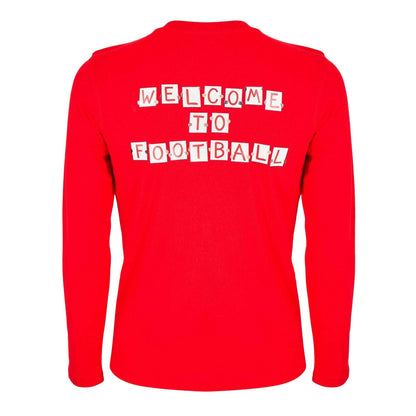 Red - Back - Puma Mens Performance Long-Sleeved T-Shirt