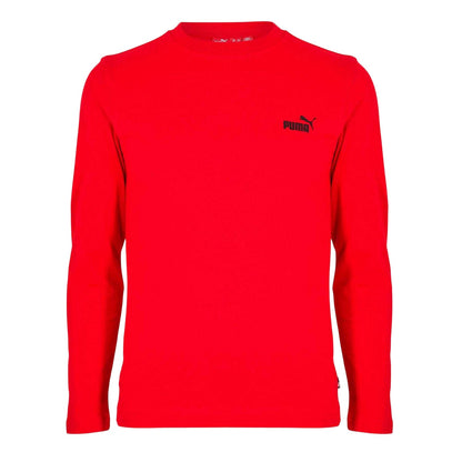 Red - Front - Puma Mens Performance Long-Sleeved T-Shirt