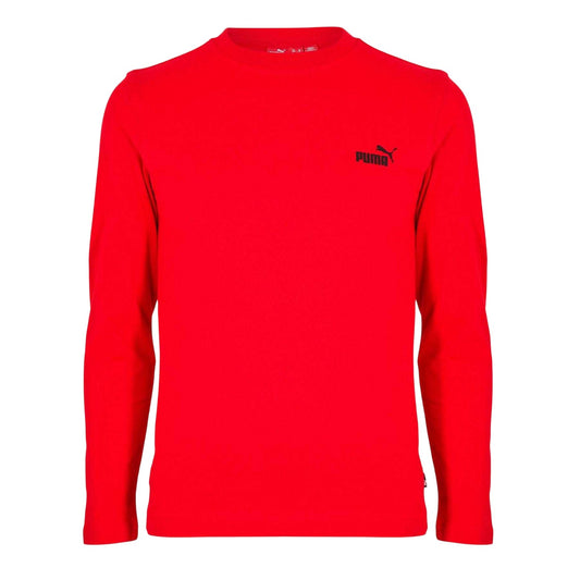 Red - Front - Puma Mens Performance Long-Sleeved T-Shirt