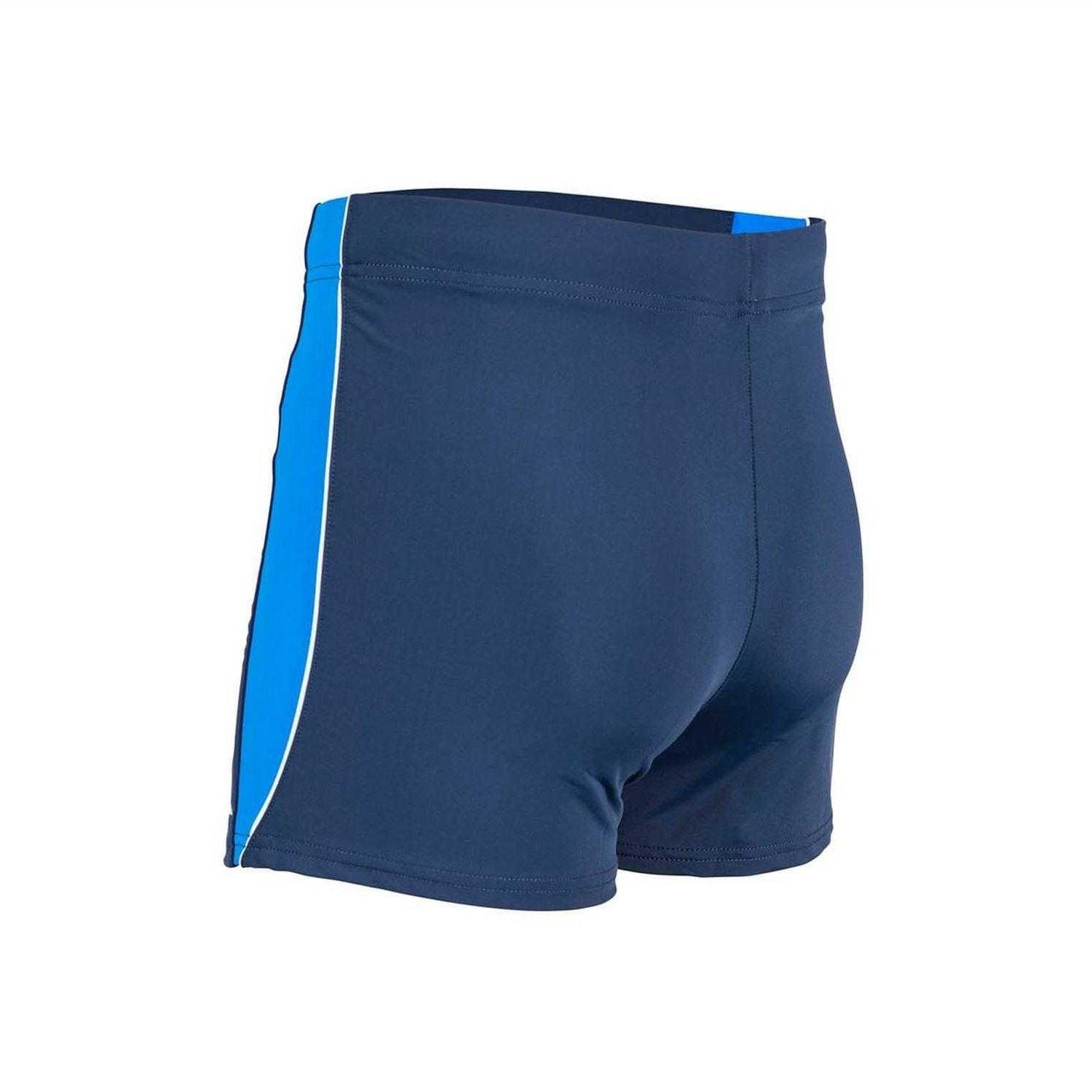 Navy - Back - Trespass Mens Logo Tight Swim Shorts