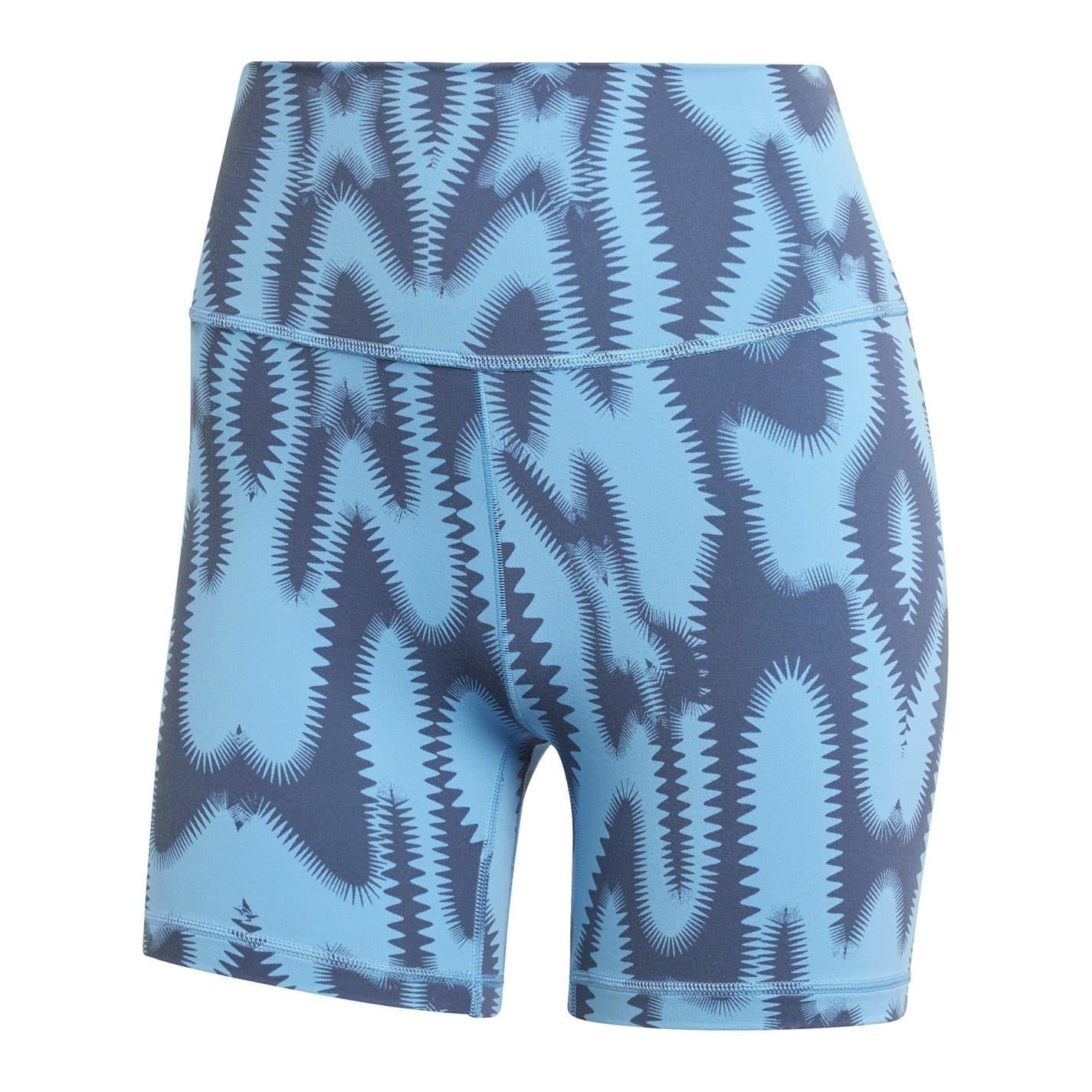 Blue - Front - Adidas Womens-Ladies All Me Compression Shorts