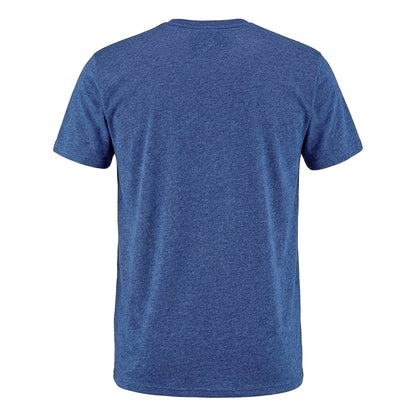 Estate Blue Heather - Back - Babolat Mens Lettering Crew Neck T-Shirt