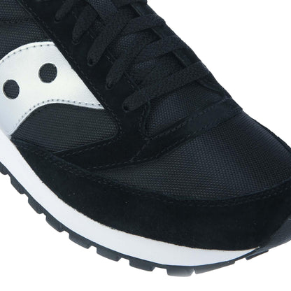 Black-Silver - Lifestyle - Saucony Mens Jazz 81 Leather Trainers